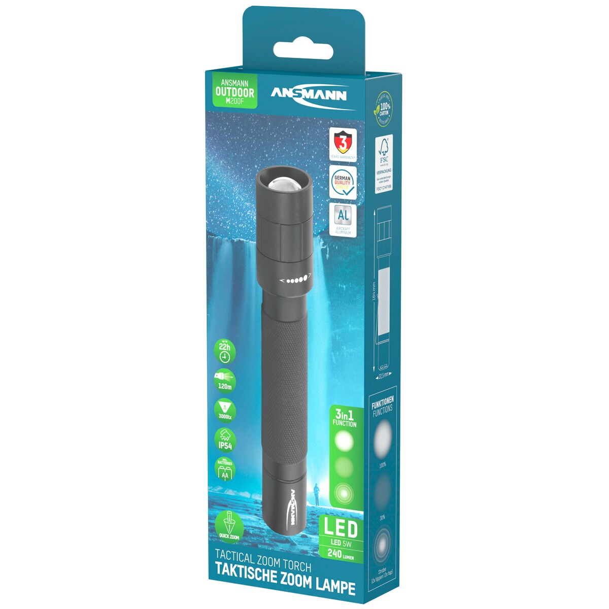 Taschenlampe M200F 5W-LED