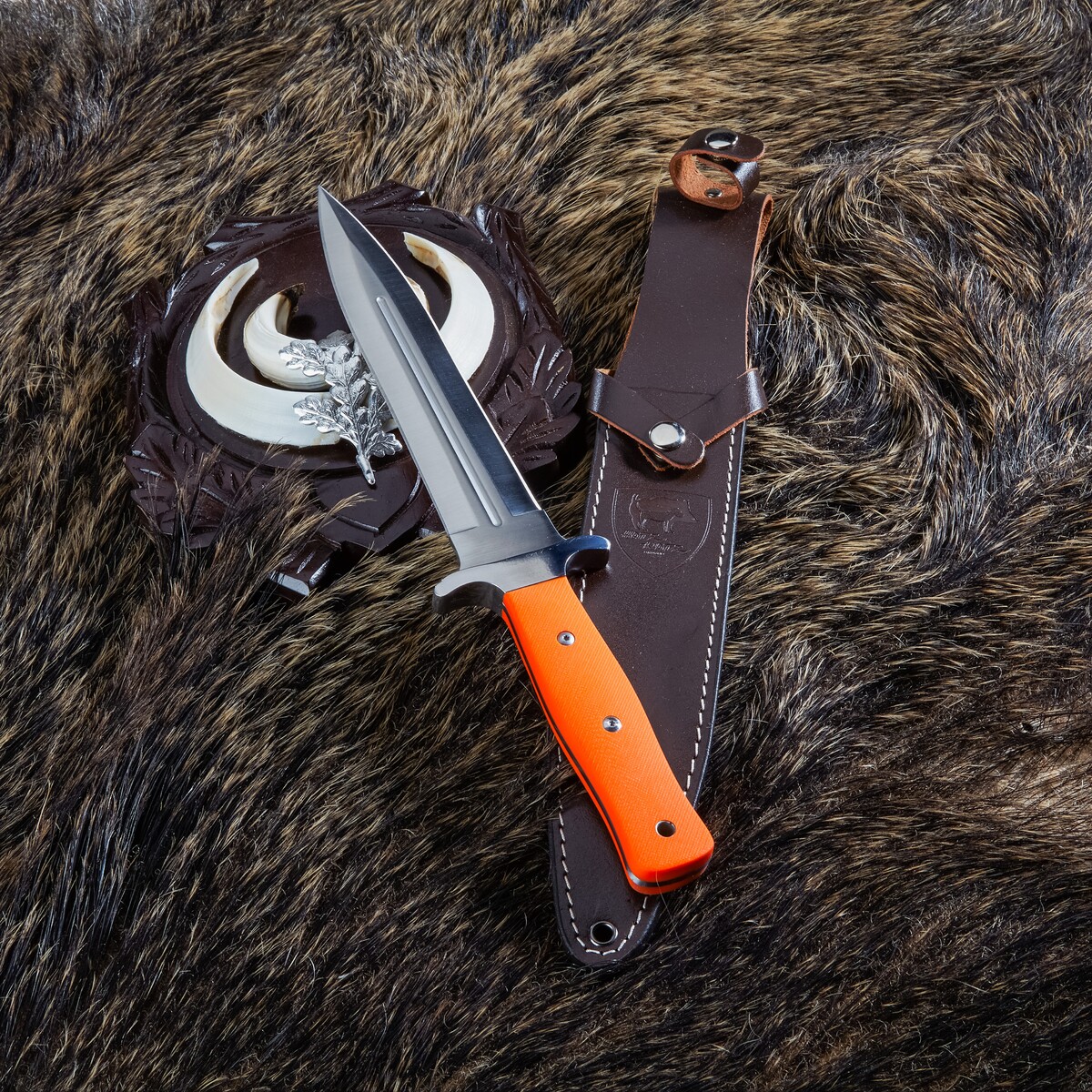 Messer Sautöter Hatz-Watz Boar Hunter G10 FT – mit Full-Tang