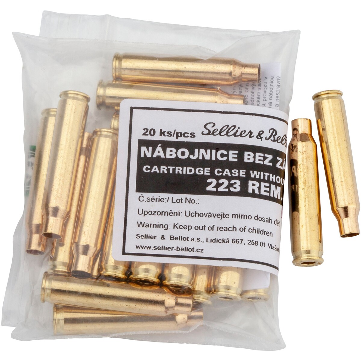 Hülsen .223 Remington – 20 Stück