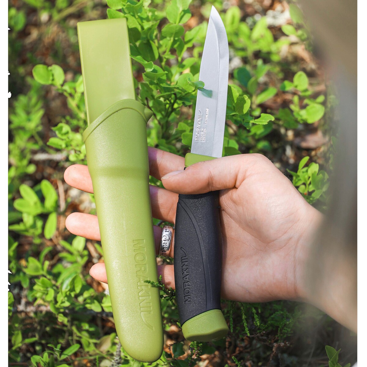 Messer Companion (S) – Olive Green
