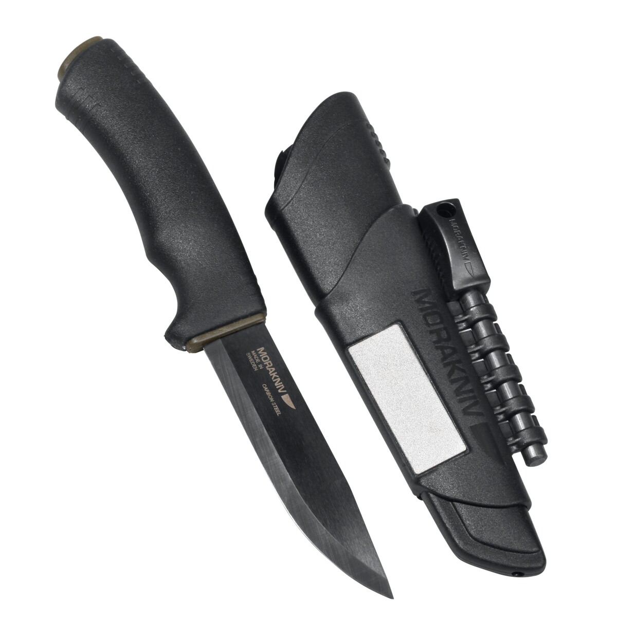 Messer Bushcraft Survival Black Blade schwarz – Schwarz