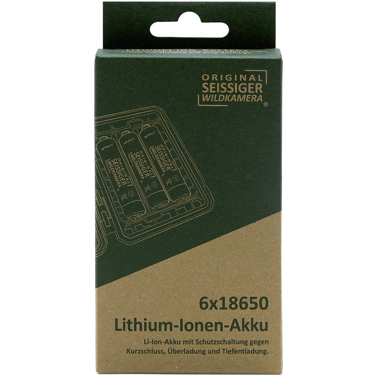 Lithium-Ionen-Akku 18650 – 6 Stück