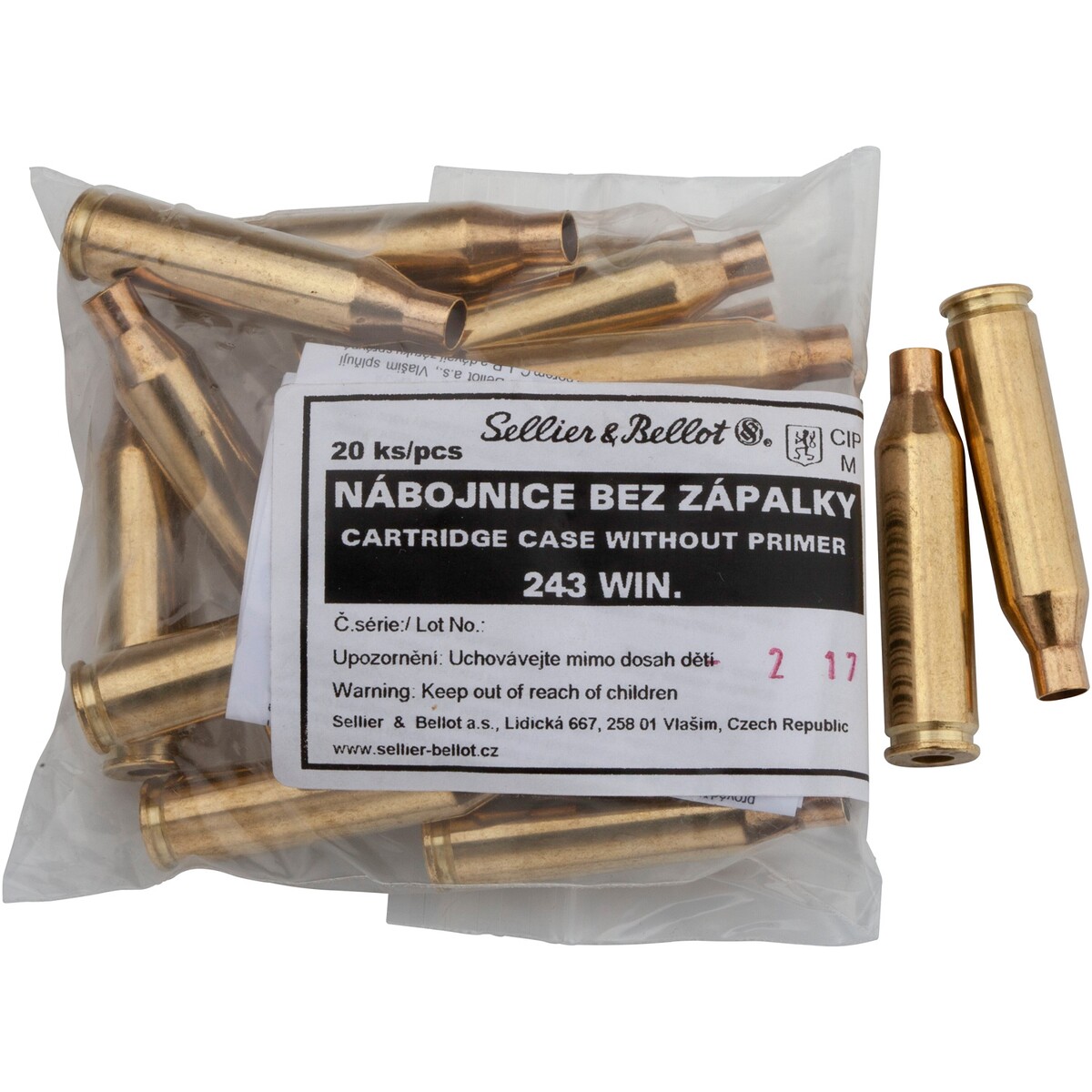 Hülsen .243 Winchester – 20 Stück