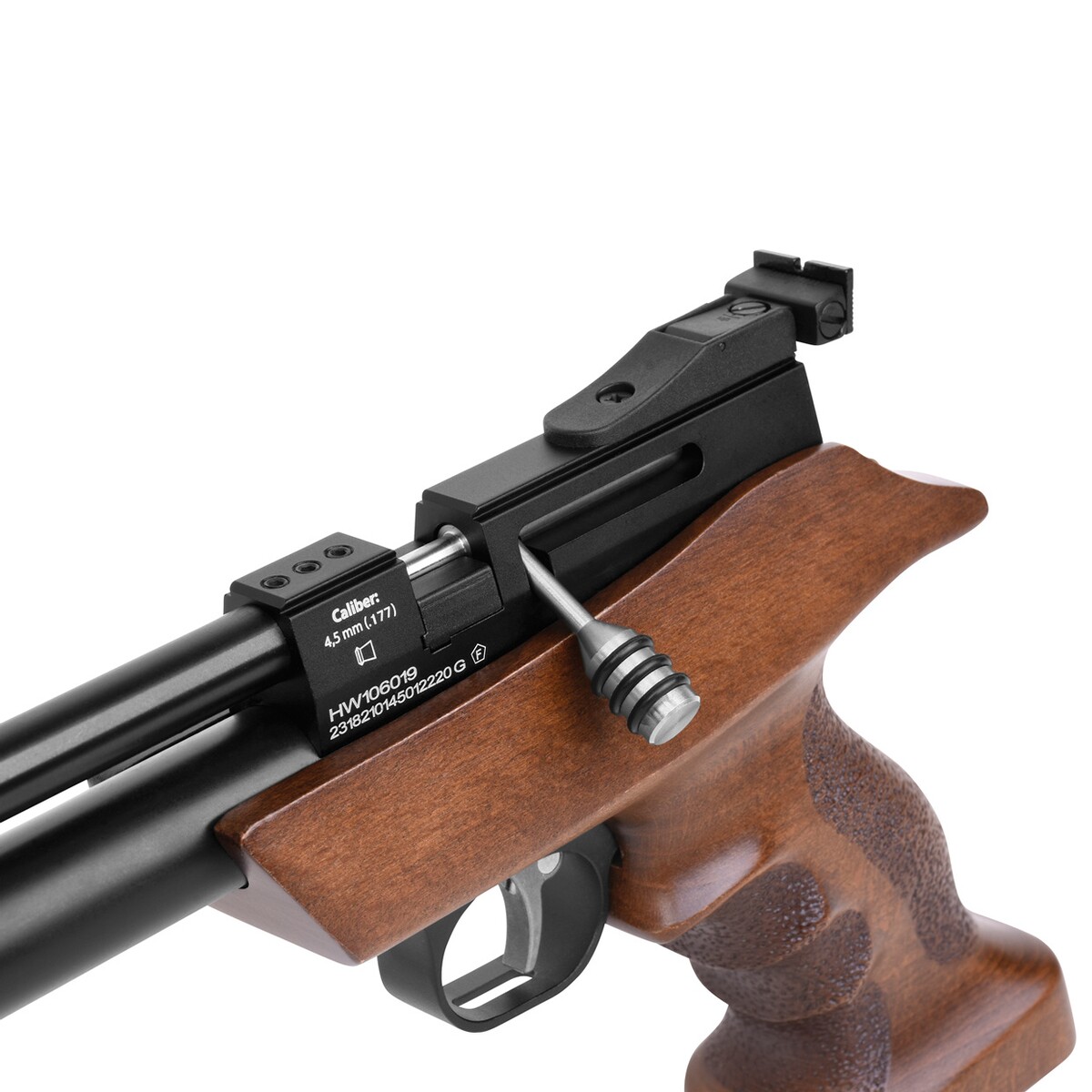 Luftpistole Bandit Gen II Pressluft – Kaliber 4,5 mm – Magazinkapazität 9 Schuss, Energie max. 130 m/s