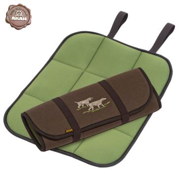 AKAH Faltbares Sitzkissen mit Jagdhund-Stickerei