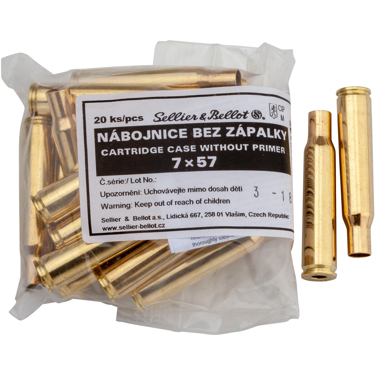 Hülsen 7x57 – 20 Stück