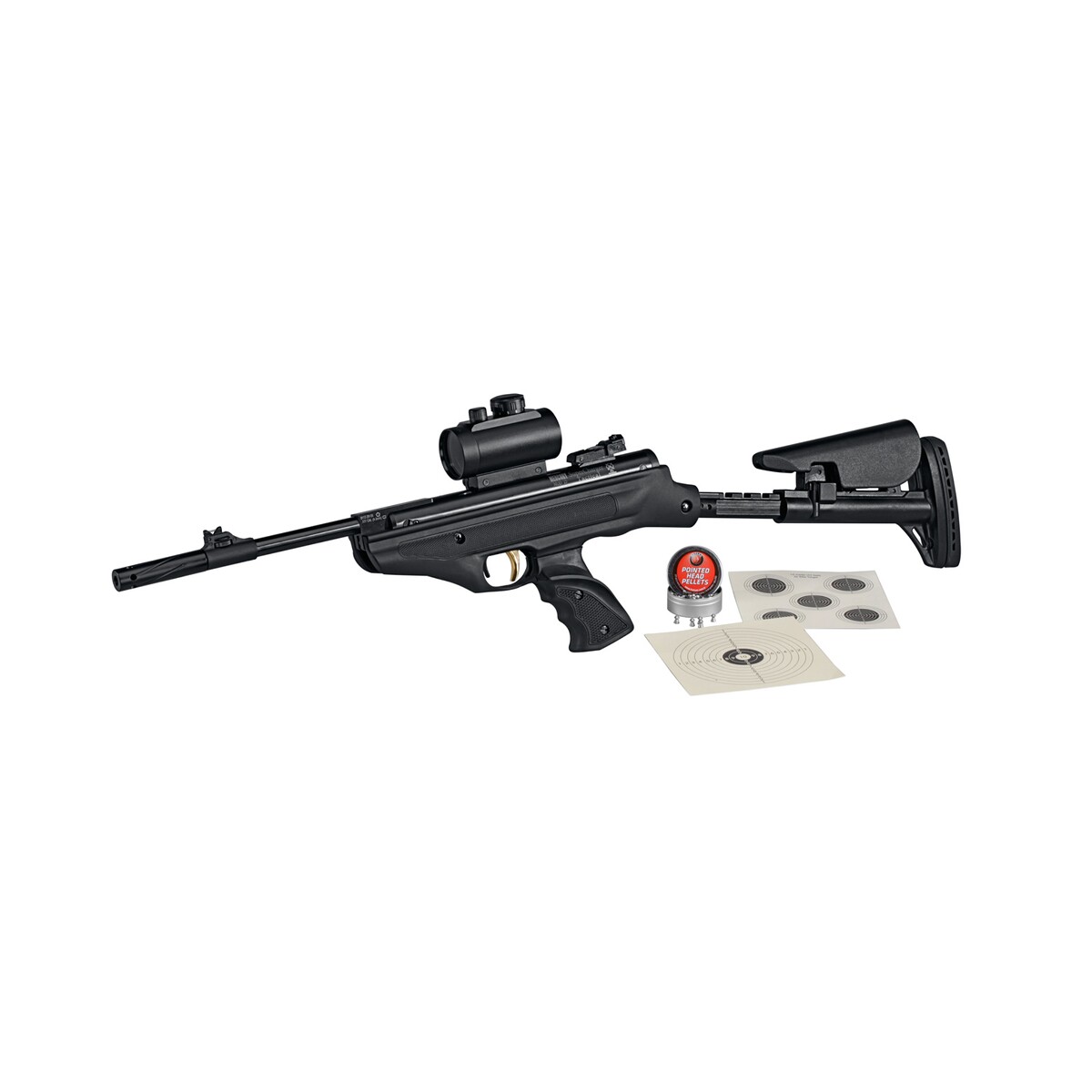 Luftpistole 25 Super Charger Tactical – 6,3 Joule, Komplettset