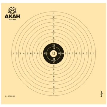 AKAH Luftgewehr-Scheibe 14 x 13,5 cm