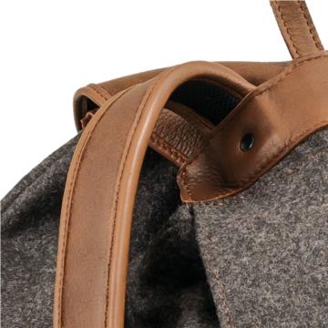 AKAH Rucksack "Loden de Luxe" mit Elch-Leder