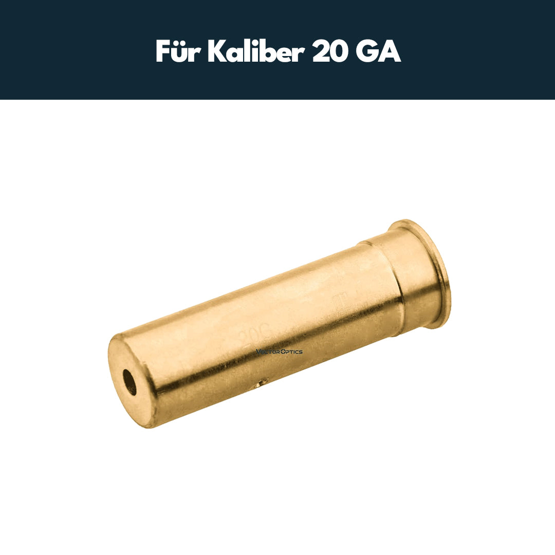 Vector Optics SCBCR-10 Laser Boresighter in Patronenform – 20 GA