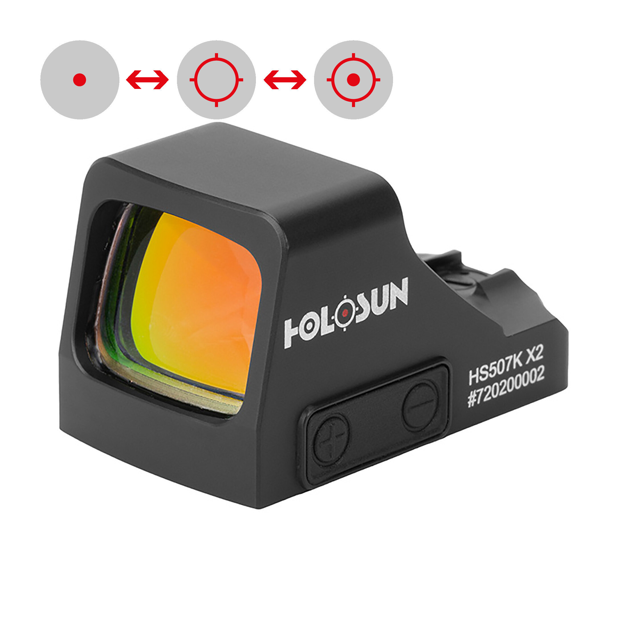 Holosun HS507K-X2 Offenes Reflex Rotpunktvisier