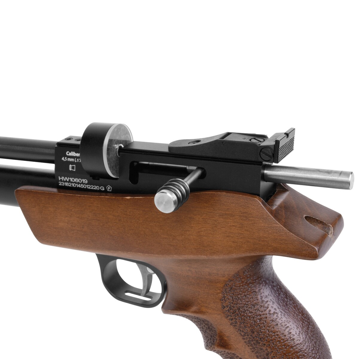 Luftpistole Bandit Gen II Pressluft – Kaliber 4,5 mm – Magazinkapazität 9 Schuss, Energie max. 130 m/s