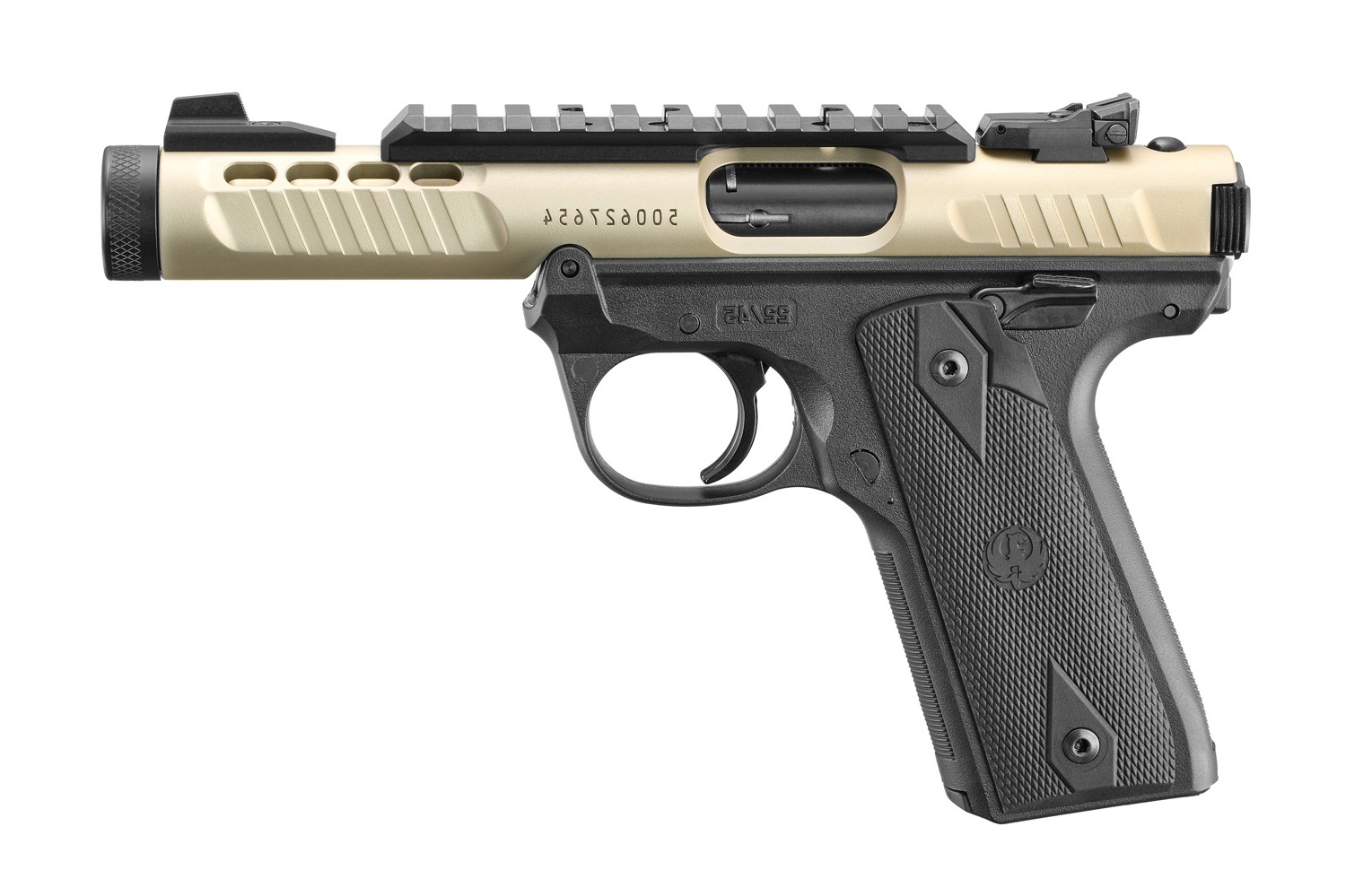 Ruger Mark IV 22/45 Lite, .22 lfb., champagne anodized