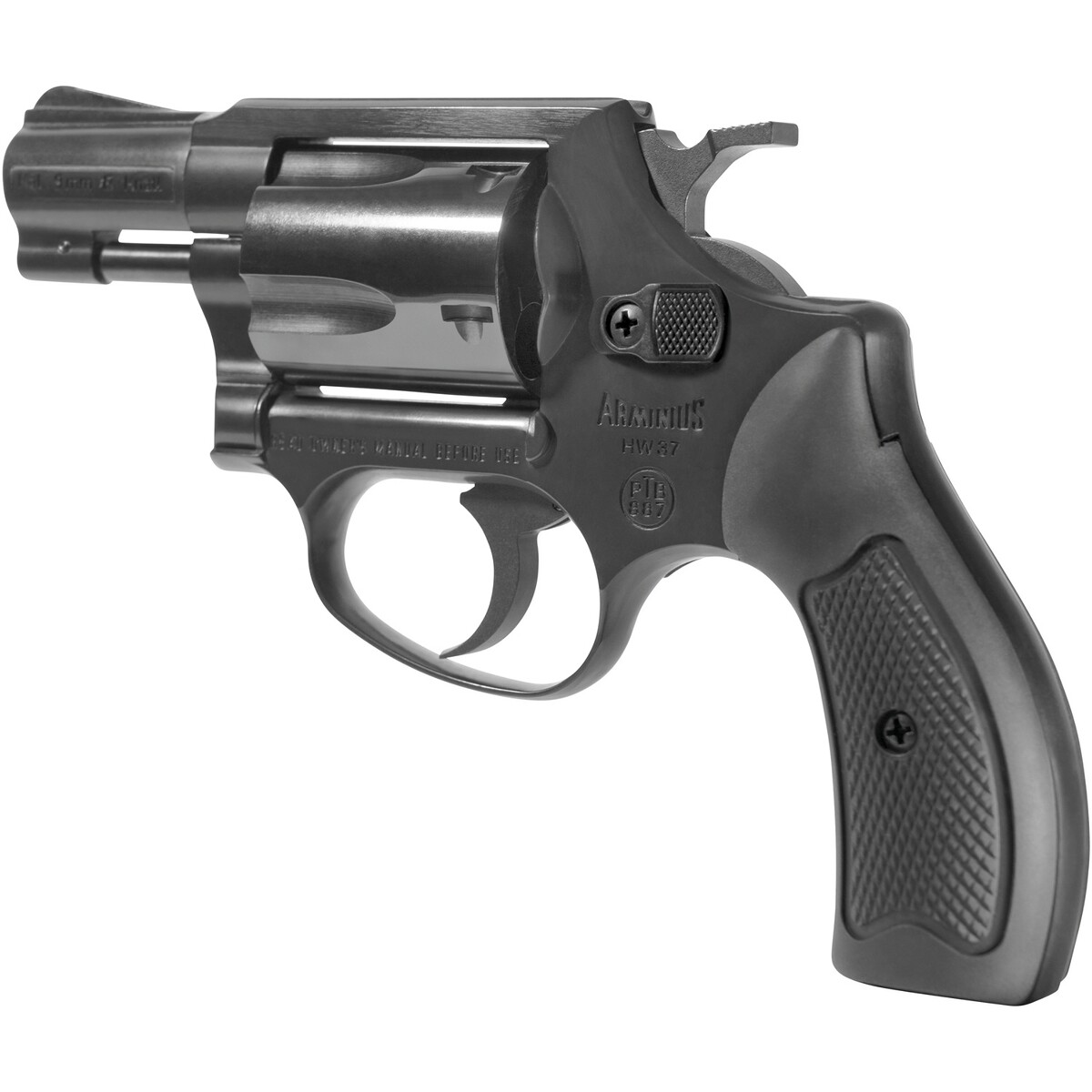 Schreckschuss Revolver Arminius HW 37 – Synthetik-Griffschalen