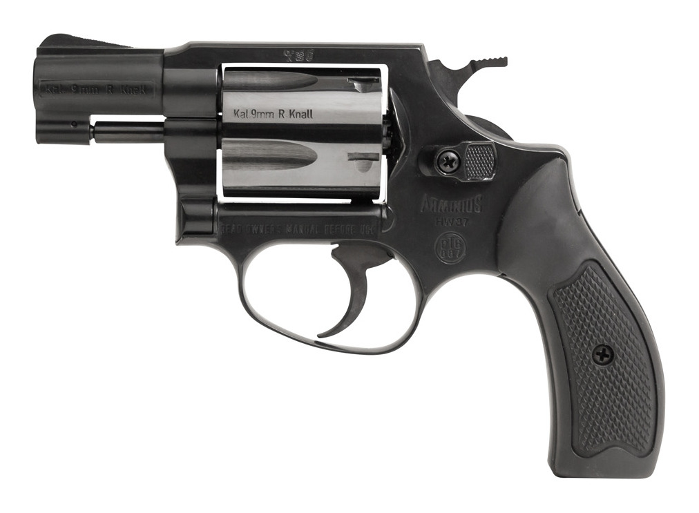 HW-37 Gasrevolver (brüniert/ 9mm R Knall)