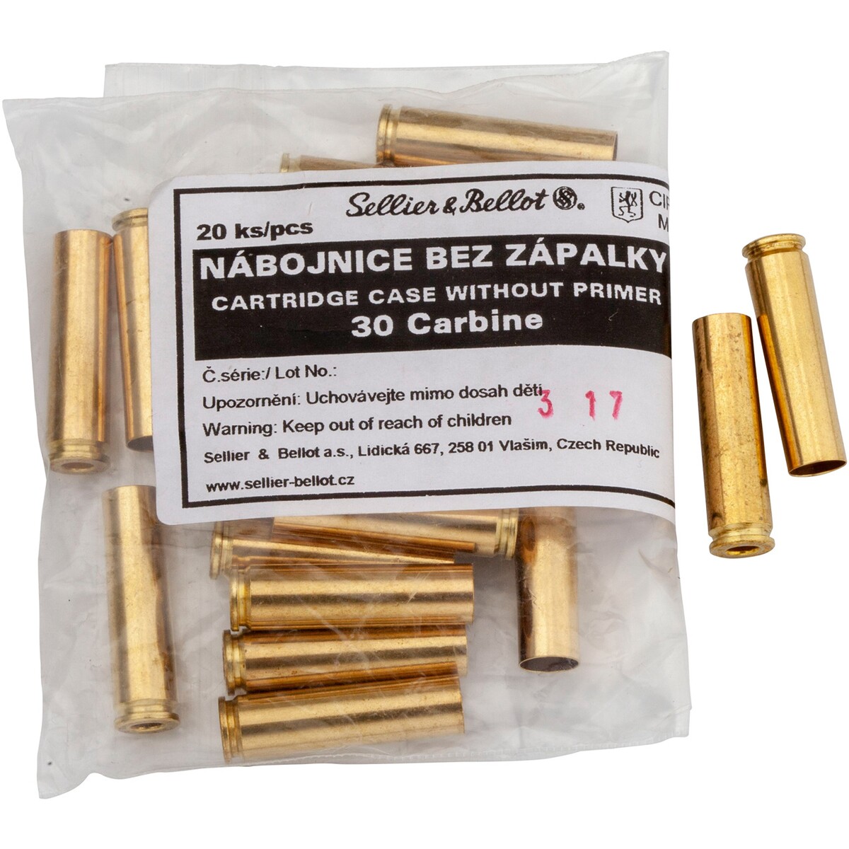 Hülsen .30 Carbine – 20 Stück