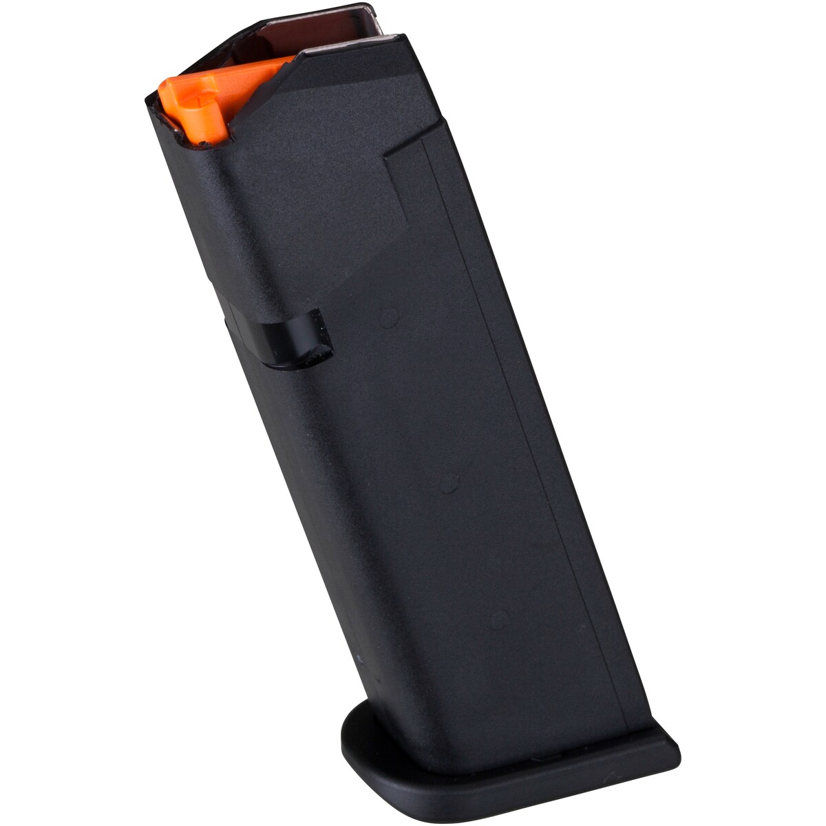 Magazin Glock 17, 17L und 34 – Magazinkapazität: 17 Patronen – Zubringer: Orange, erweiterter Boden