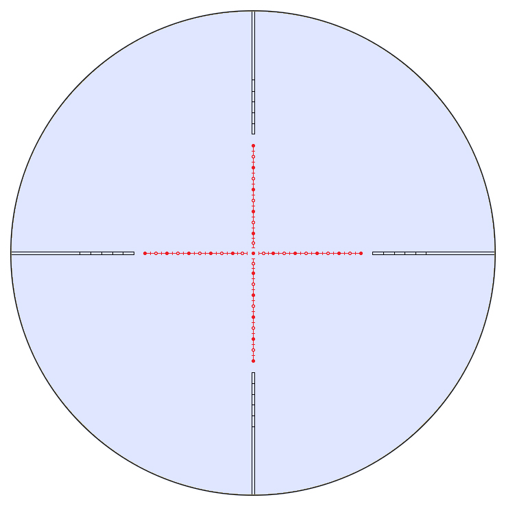 ABSOLUTE - 5-40x56 – Abs. 1/2 Mil-Dot bel.