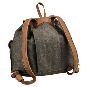 AKAH Rucksack "Loden de Luxe" mit Elch-Leder