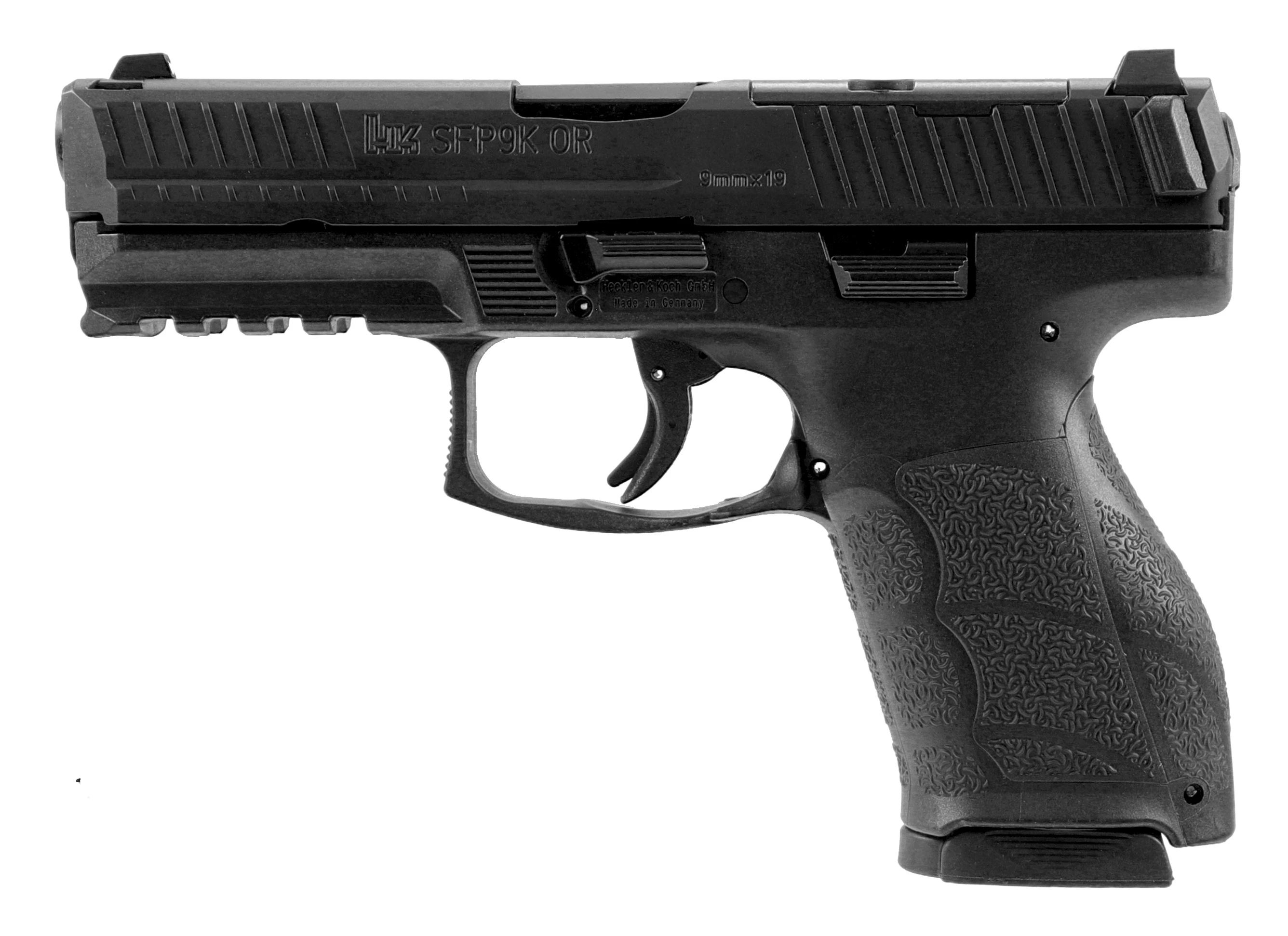 HK-Pistole SFP9K OR A1 (9mm,  schwarz, inkl. 2x 15-Schuss-Mag.)