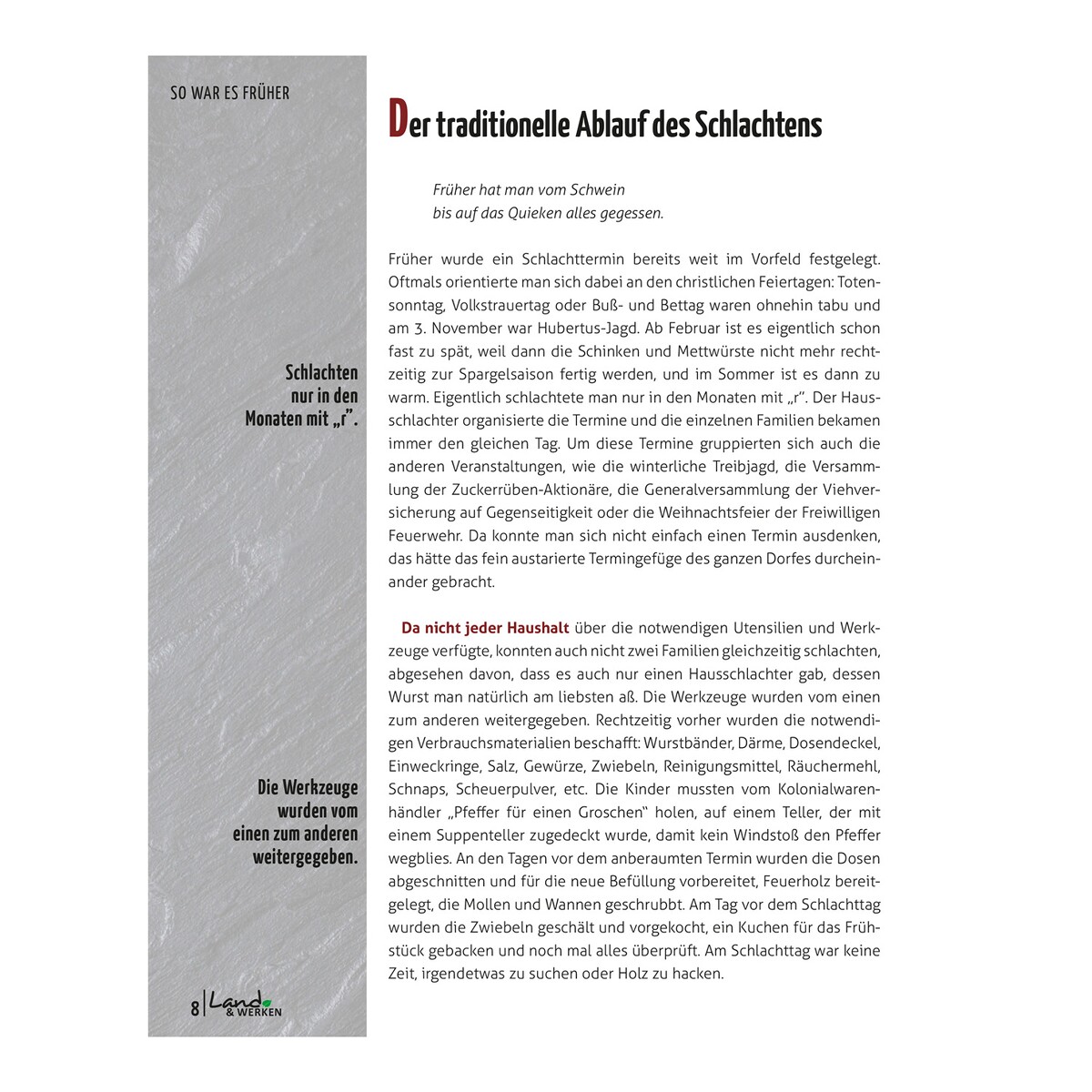 Buch: Die Hausschlachtung
