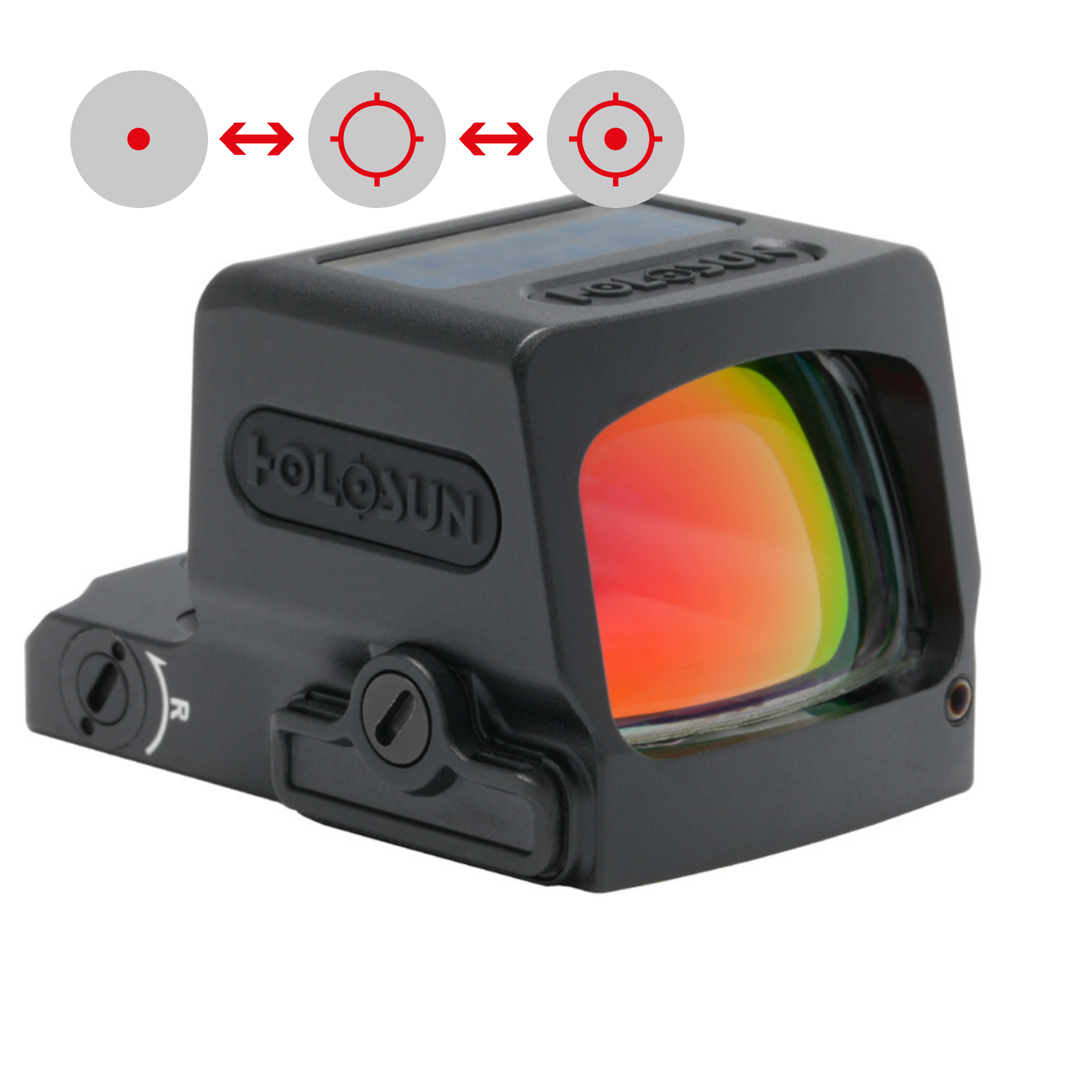 Holosun EPS-CORE-RD-MRS geschlossenes Reflexvisier 2MOA/32MOA Rotpunkt