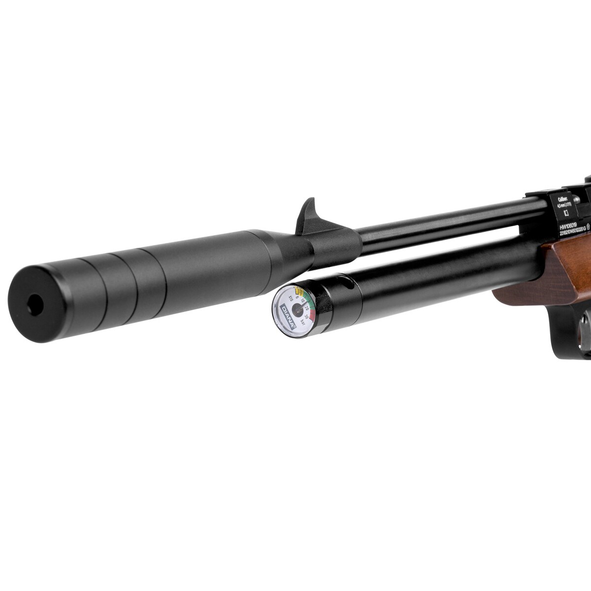 Luftpistole Bandit Gen II Pressluft – Kaliber 4,5 mm – Magazinkapazität 9 Schuss, Energie max. 130 m/s