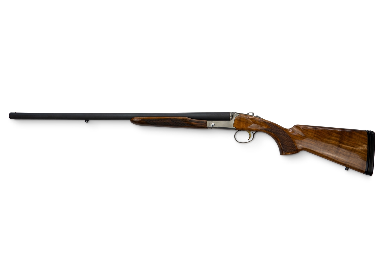 AKKAR Doppelflinte Churchill 520 Hunting, 26" (Silber / Nussbaum / rechts)