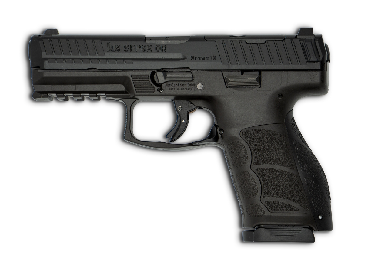 HK-Pistole SFP9K OR A1 (9mm,  schwarz, inkl. 2x 15-Schuss-Mag.)