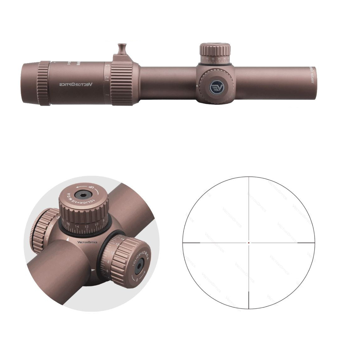 Vector Optics SCOC-32 Forester 1-5x24 GenII Coyote FDE