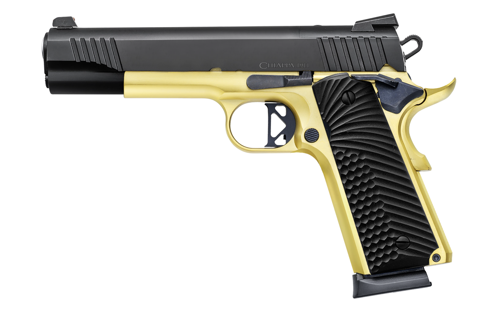 1911 Superior - Gold - 5'' – 45 ACP - Fiber Optic