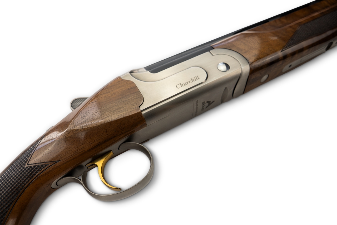 AKKAR BDF Churchill 206S Sporting 30" (Silber / verst. Schaft / links)