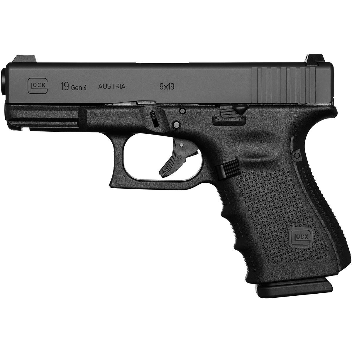 Pistole 19 Gen4 – verstellbare Visierung