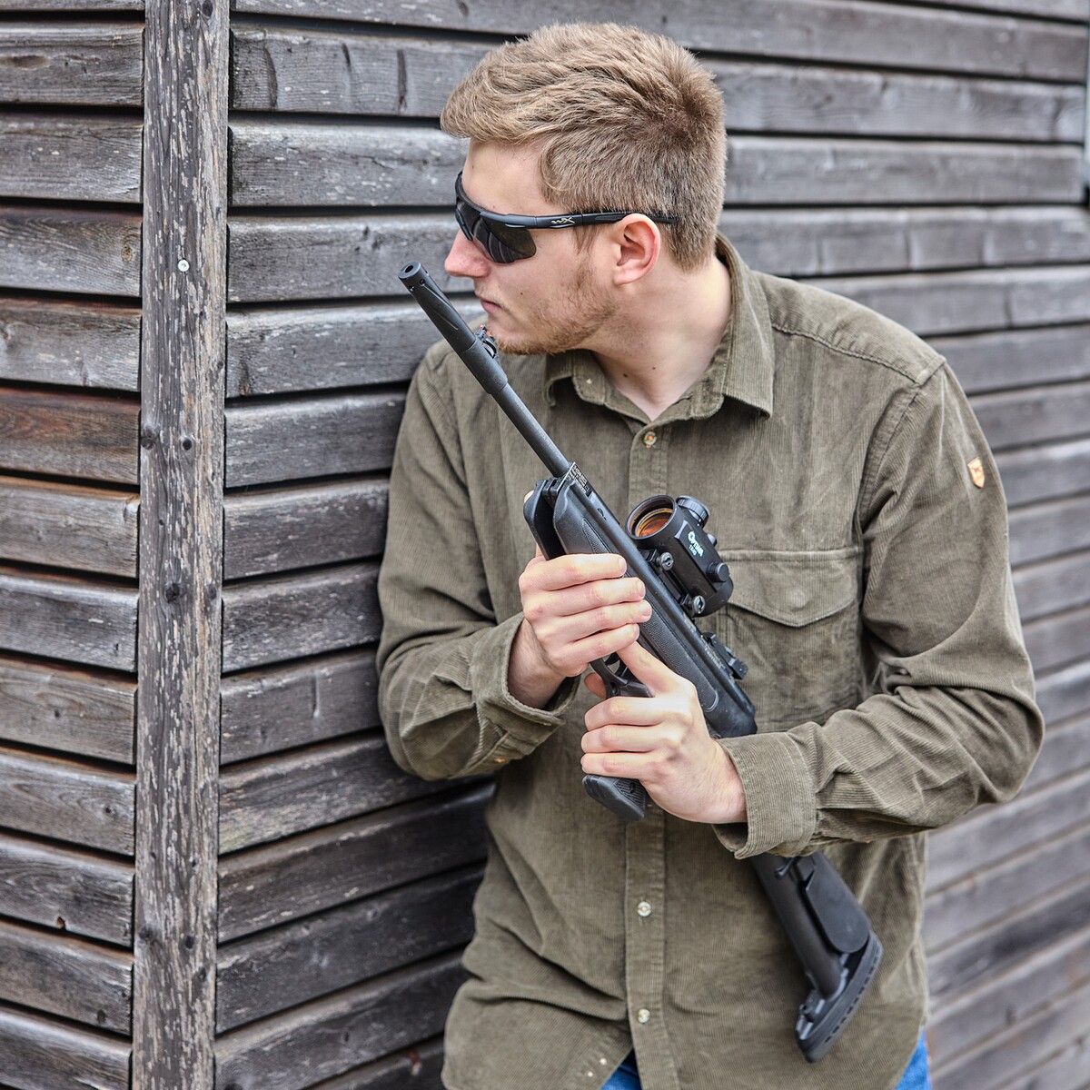 Luftpistole 25 Super Charger Tactical – 6,3 Joule, Komplettset