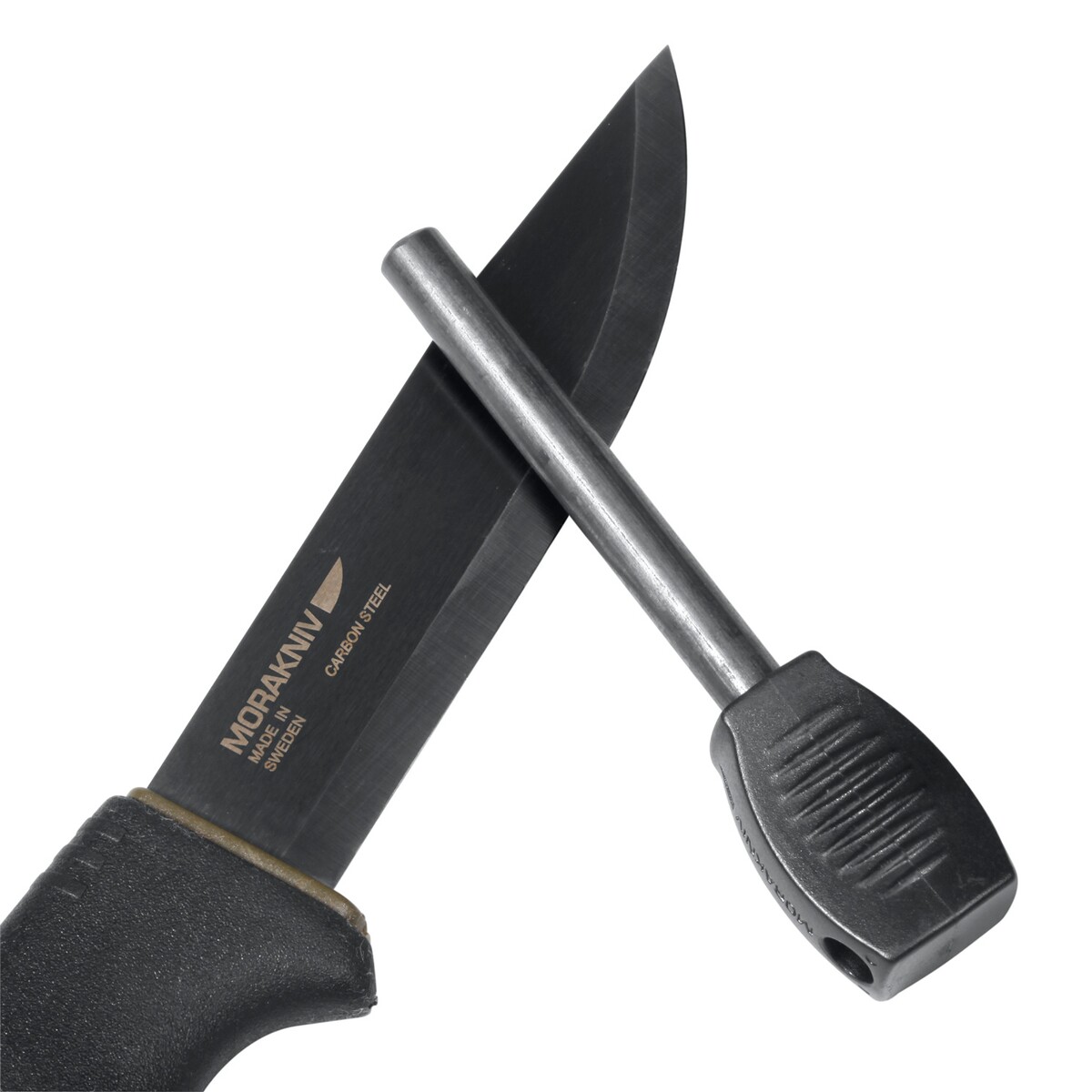Messer Bushcraft Survival Black Blade schwarz – Schwarz