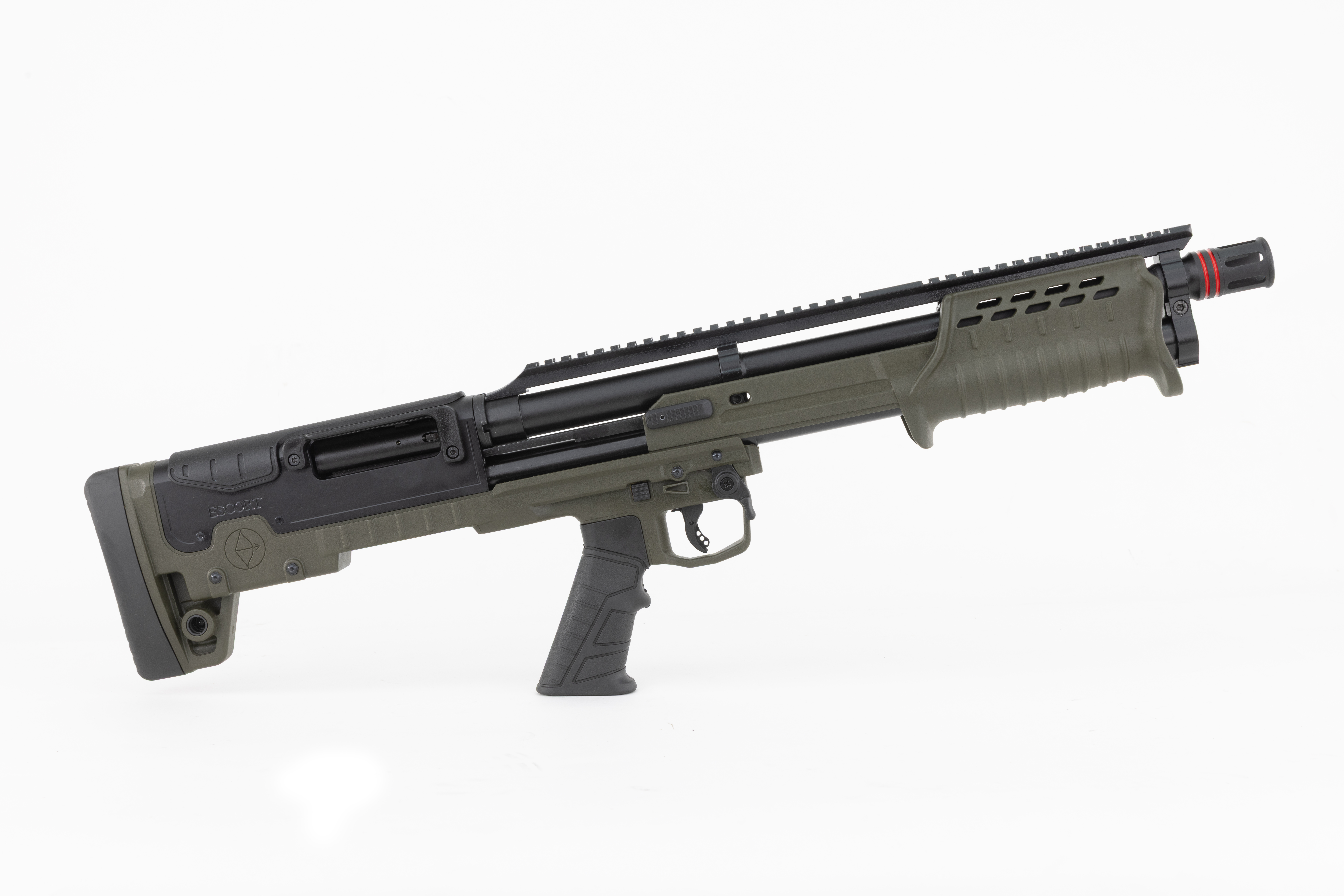 Escort - BULL TAC PX- OD Green – 12/76 - 18''- mit Picatinny