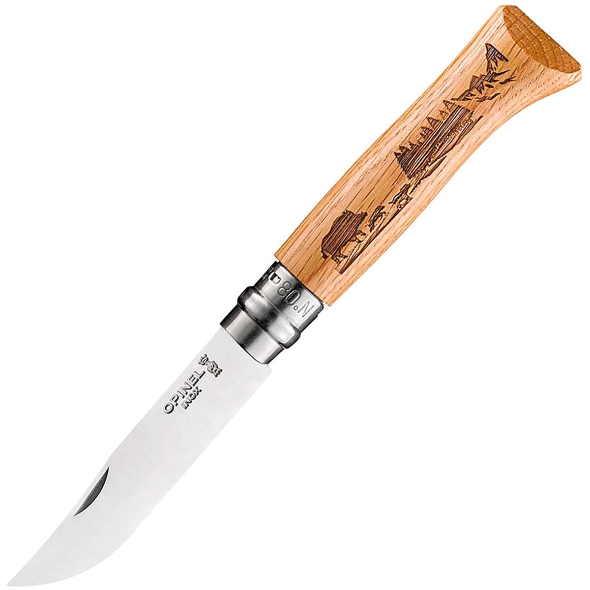 Messer No 08 Animalia – Motiv Wildschwein