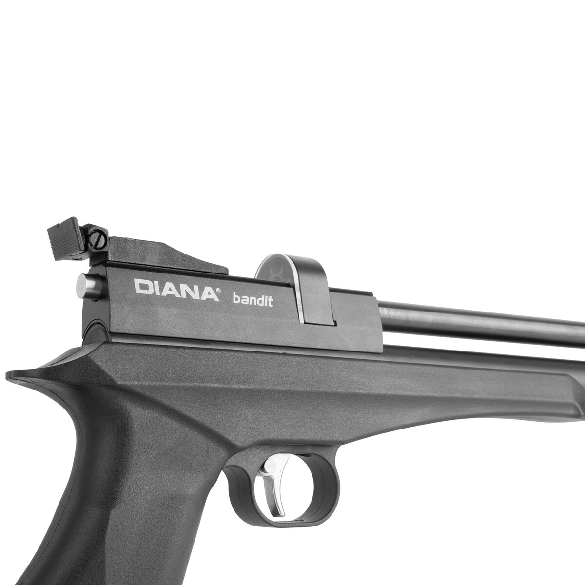 Luftpistole Bandit Black Pressluft – Kaliber 4,5 mm – Magazinkapazität 9 Schuss, Energie max. 130 m/s