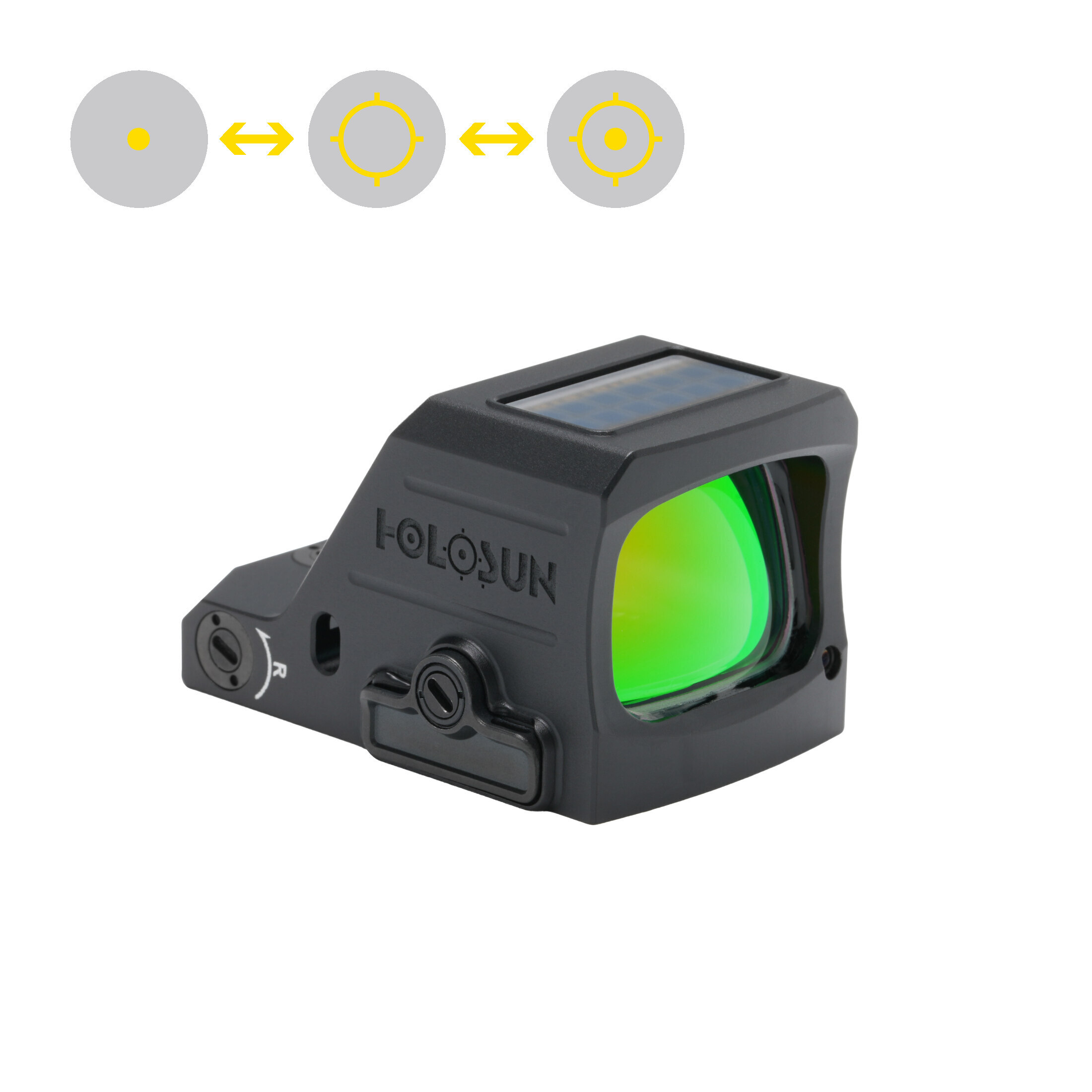 Holosun HS507C-X3-GD-MRS Offenes Reflex Goldpunktvisier