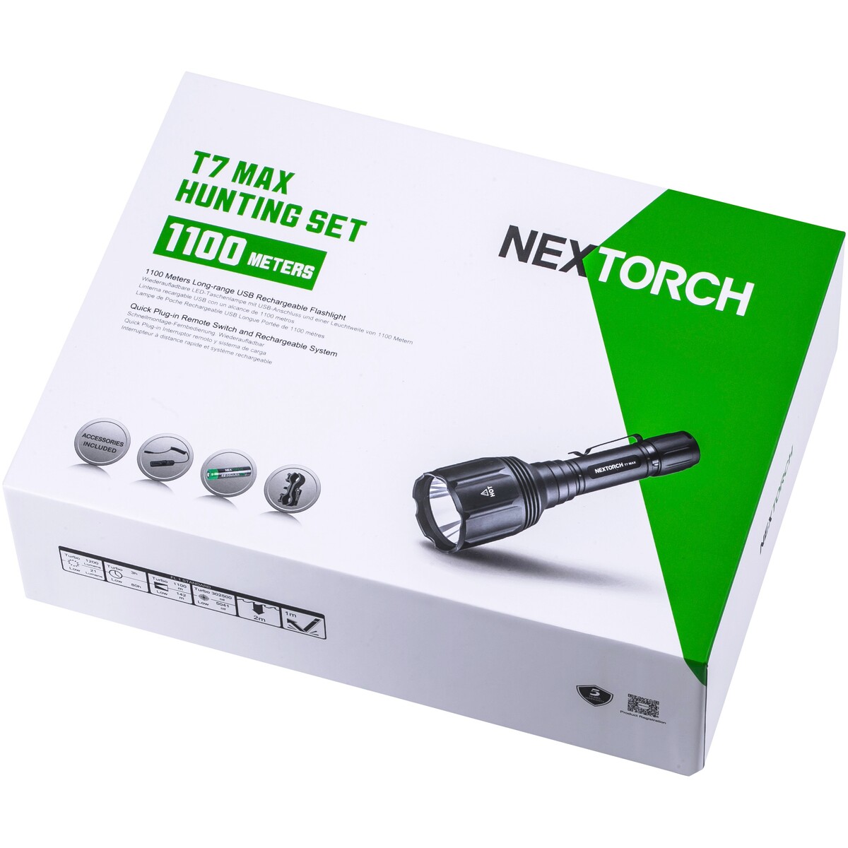 Taschenlampe Nextorch T7 Max Set