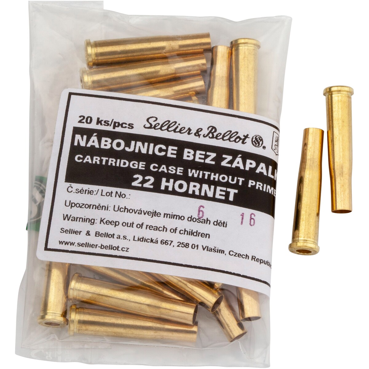 Hülsen .22 Hornet – 20 Stück