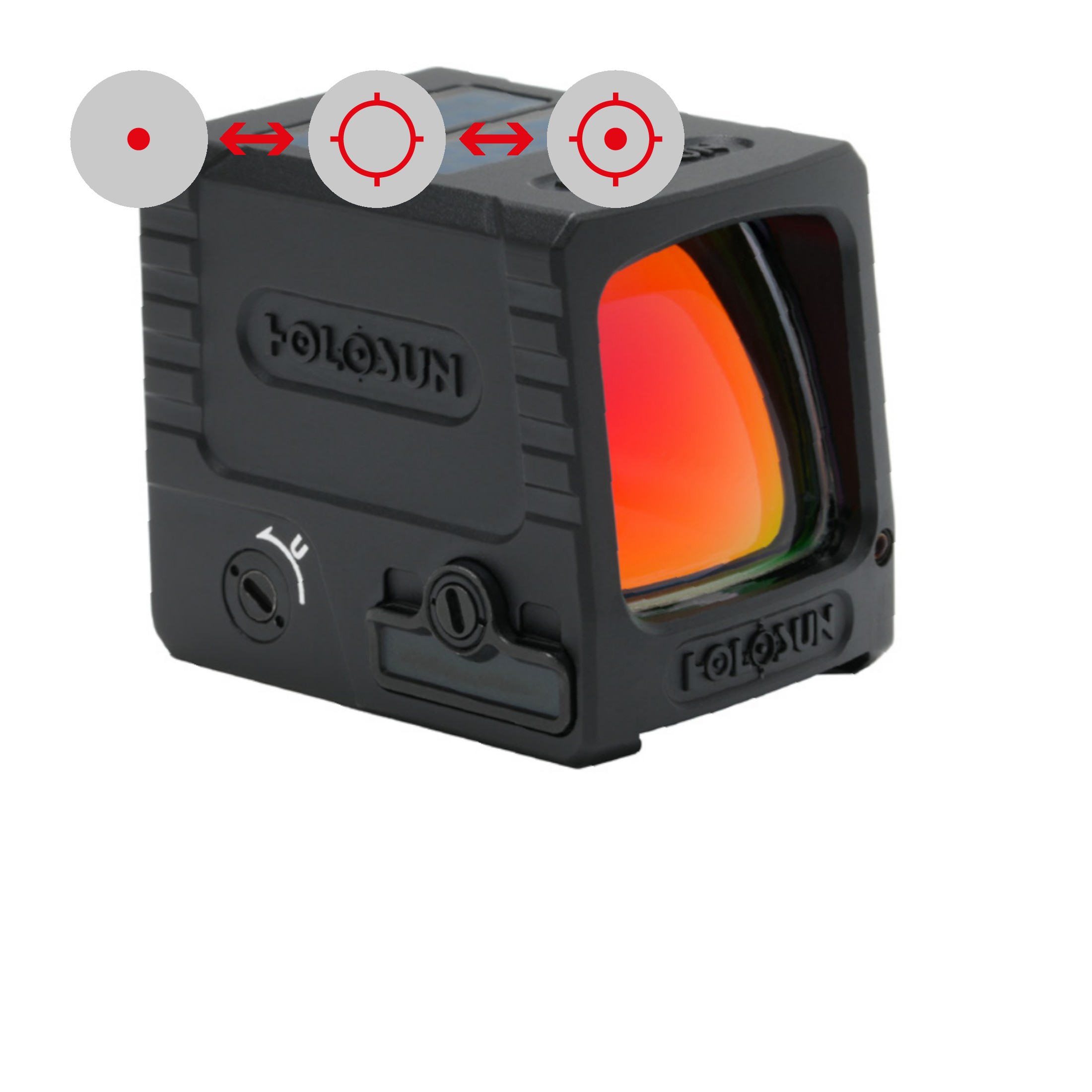 Holosun AEMS-MACRO-RD-MRS kompaktes und geschlossenes Reflexvisier