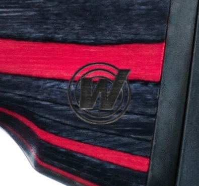 HW-LG 97 KT "F" "Jubiläum" (5,5 mm / Schichtholz grau-rot)