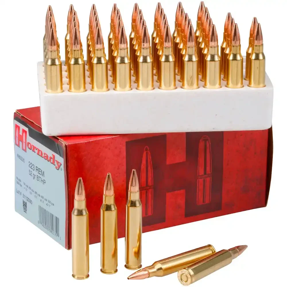 Hornady .223 Rem. Match BTHP 3,4 g/52 gr – 50 Schuss