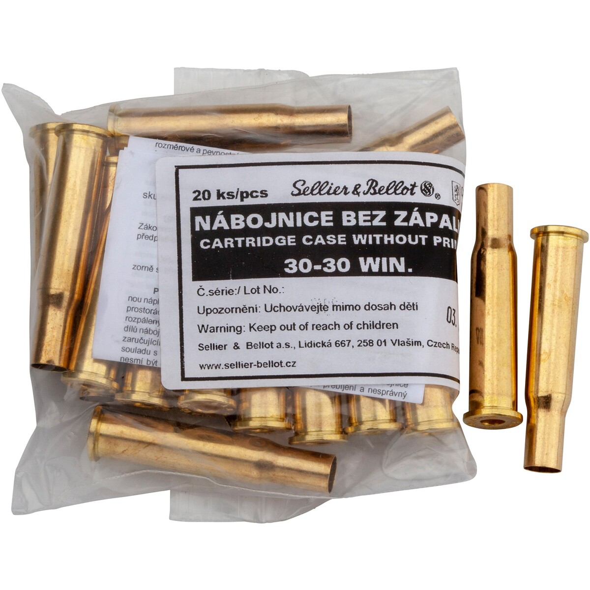 Hülsen .30-30 Winchester – 20 Stück