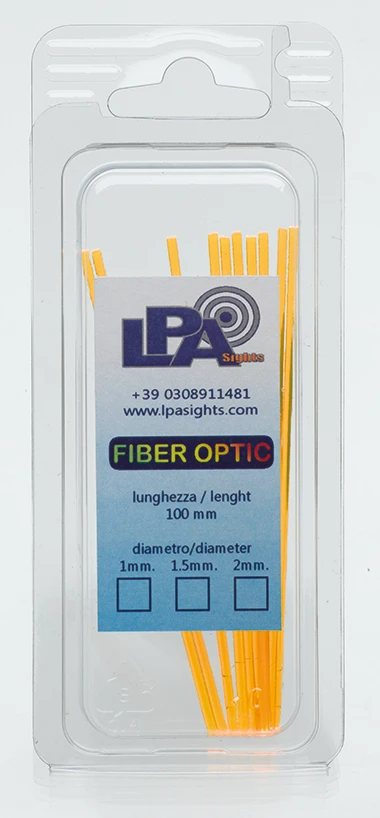 "Fiber Optic"-Stäbe, Set á 10 Stck. (gelb, Ø = 2,0 mm)