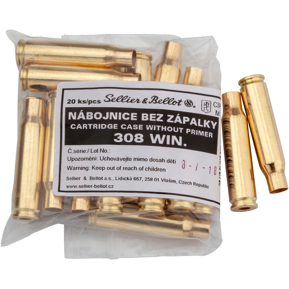 Hülsen .308 Winchester – 20 Stück