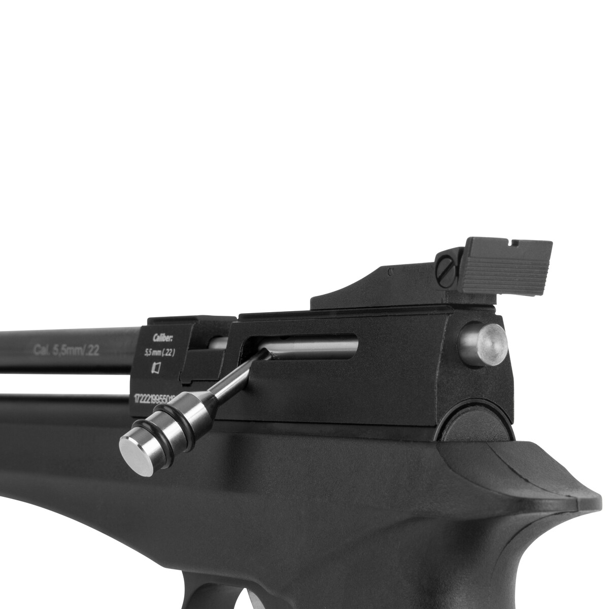 Luftpistole Bandit Black Pressluft – Kaliber 4,5 mm – Magazinkapazität 9 Schuss, Energie max. 130 m/s
