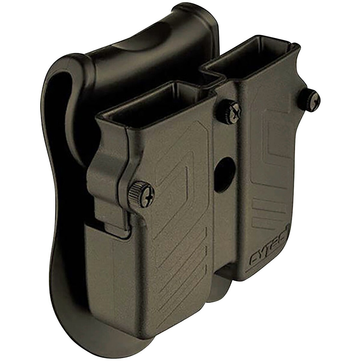 Universal Doppelmagazintasche – Pistolen Magazine der Kaliber 9 mm, .40, .45 | OD-Green