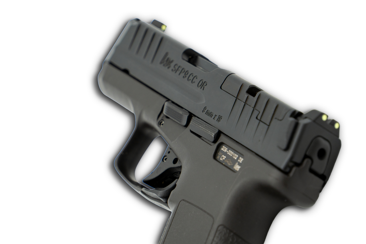 HK-Pistole SFP9 CC OR (9mm,  schwarz, 3-Punkt, ohne Pica.)